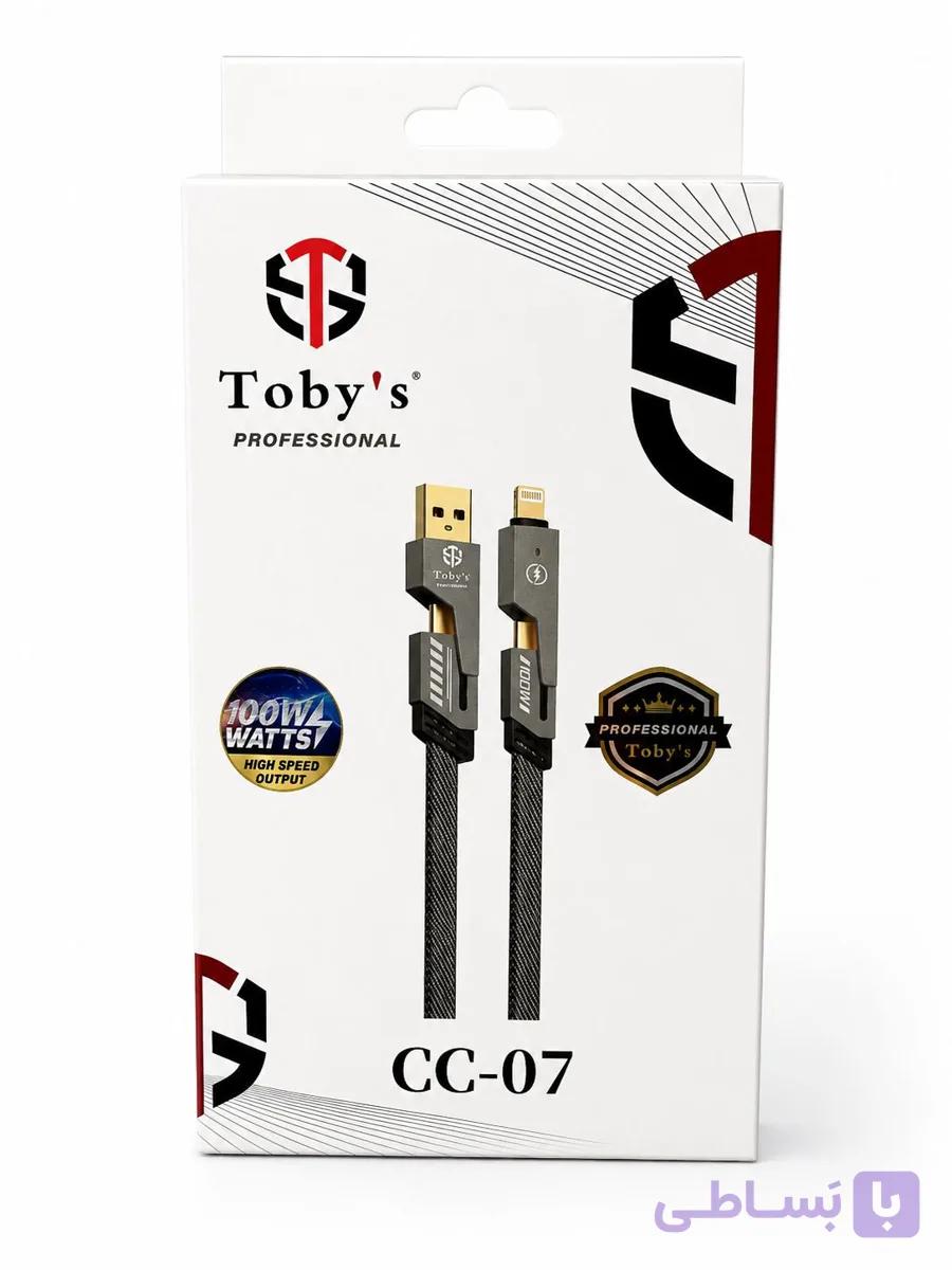 کابل شارژ توبیز TOBYS CC-07 — تصویر 1