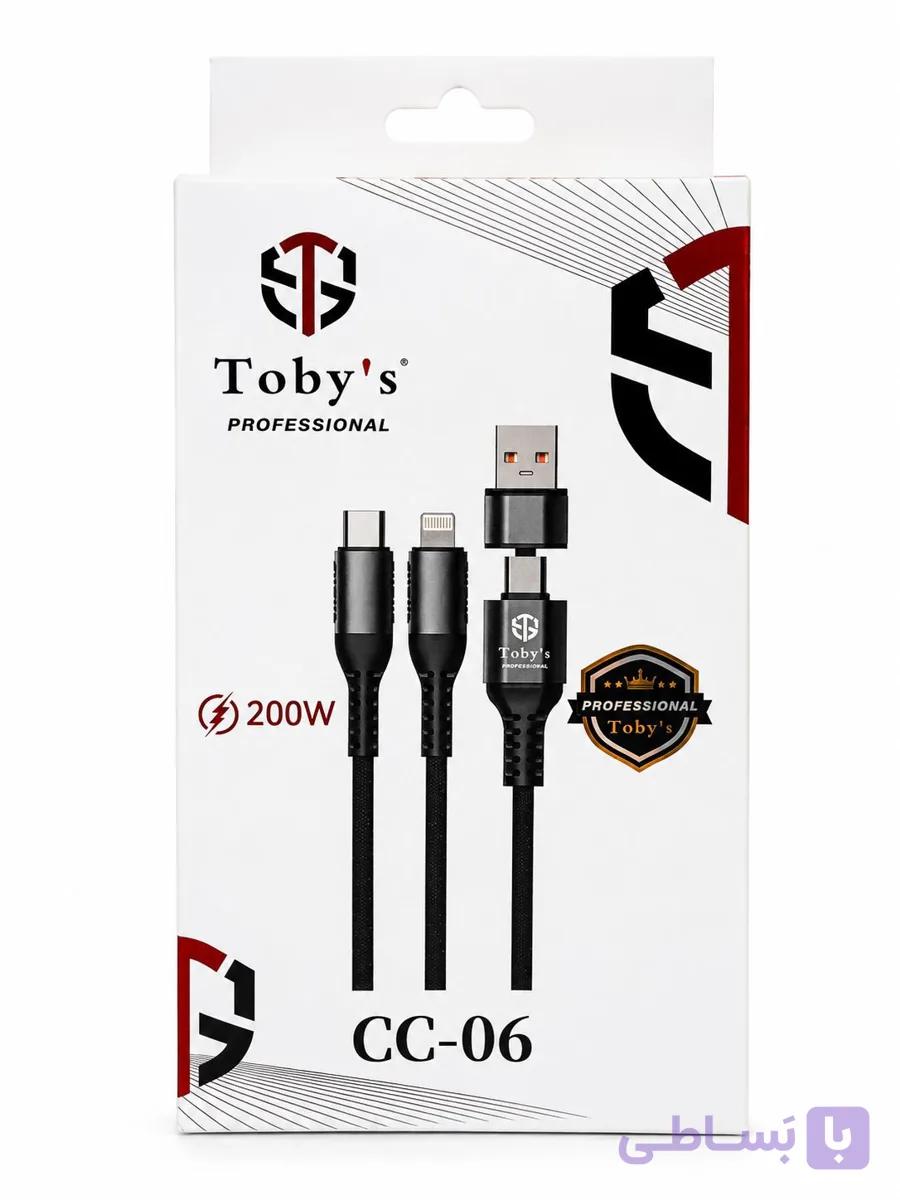 کابل شارژ توبیز TOBYS CC-06 — تصویر 1