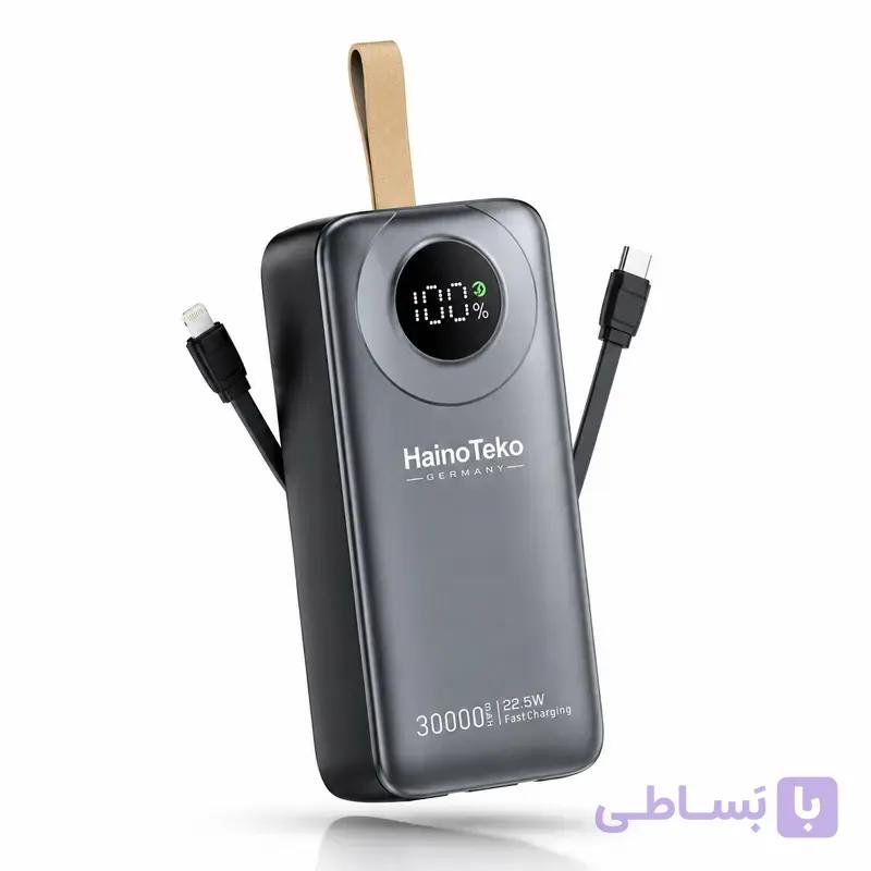پاوربانک 22.5 وات هاینوتکو مدل P31 ظرفیت 30000 میلی‌آمپر ساعت — تصویر 1