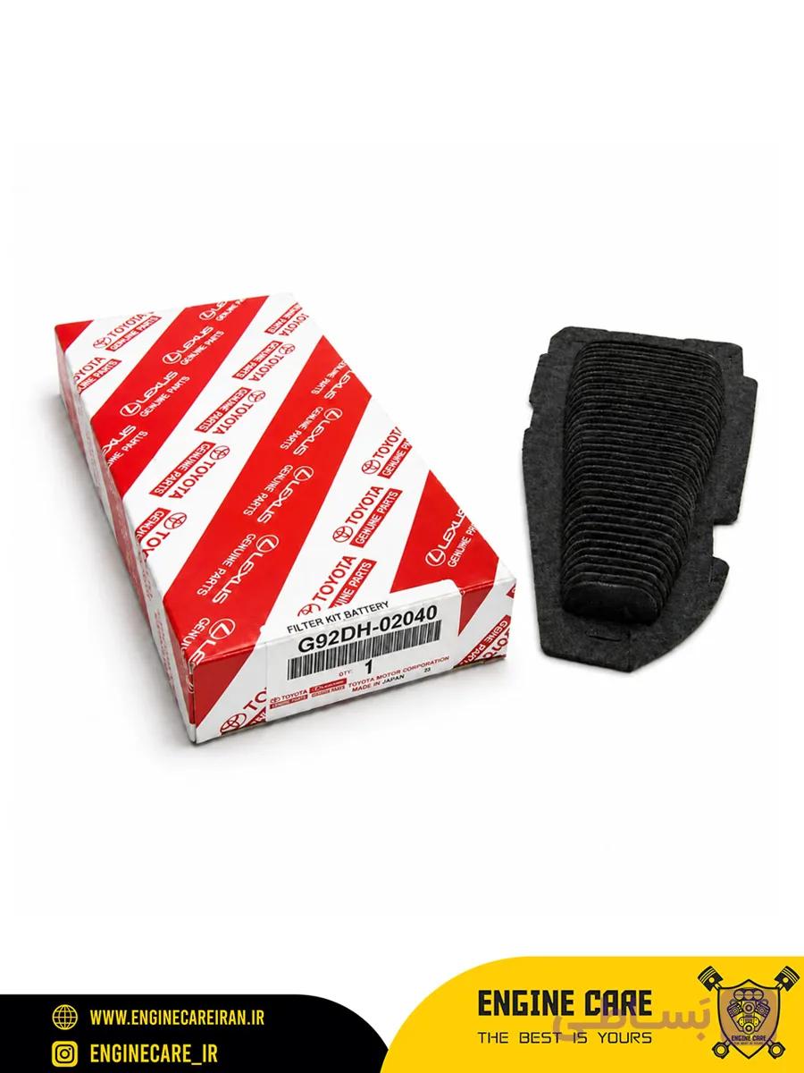 فیلتر هوا باطری تویوتا مدل Toyota G92DH-02040 جنیون اصلی — تصویر 1