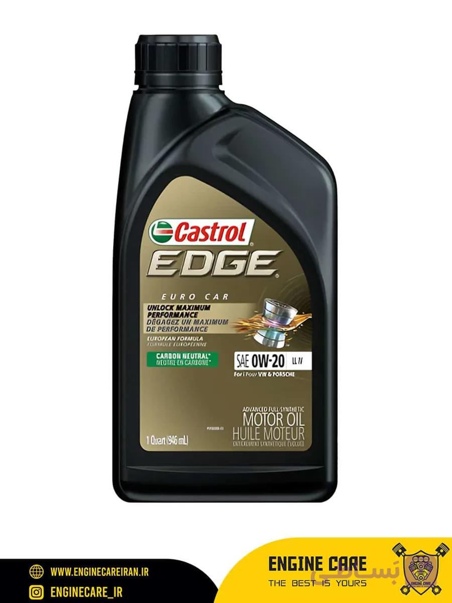 روغن موتور کاسترول 0w20 LL-IV EDGE Euro Car — تصویر 1