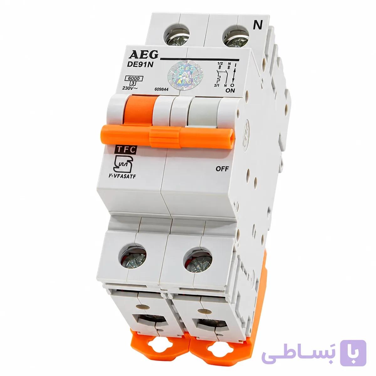 فیوز مینیاتوری تک فاز و نول 6 آمپر کانل