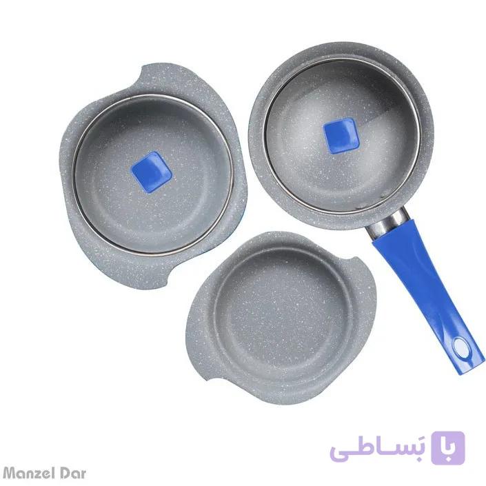 سرویس قابلمه۵ پارچه گرانیتی نچسب نالینو مدل Elisa — تصویر 1
