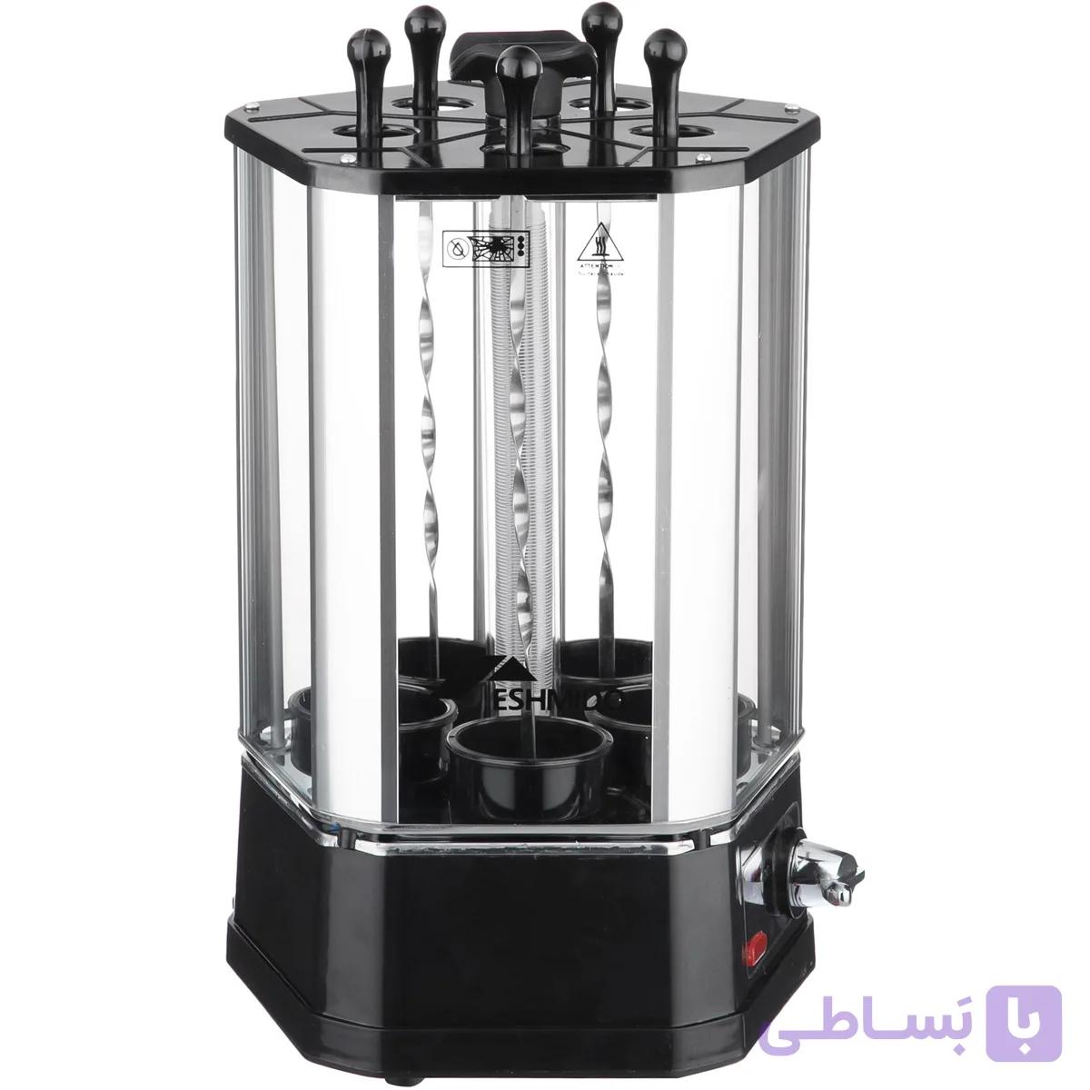 کباب پز برقی اشمیدو مدل ES800T-مشکی — تصویر 1