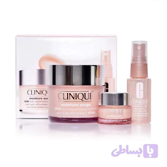ست آبرسان کلینیک مویسچر 100 ساعته Clinique dewy glow — تصویر 1