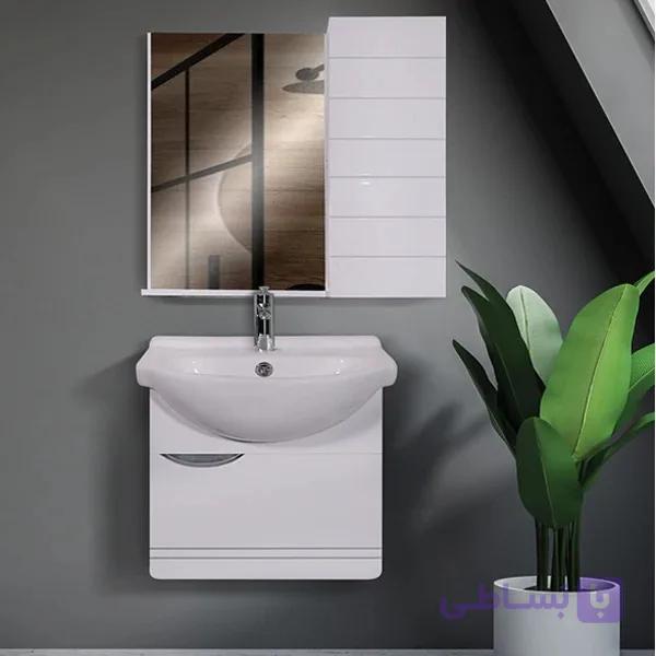 ست کابینت و روشویی به همراه آینه کد ستیا