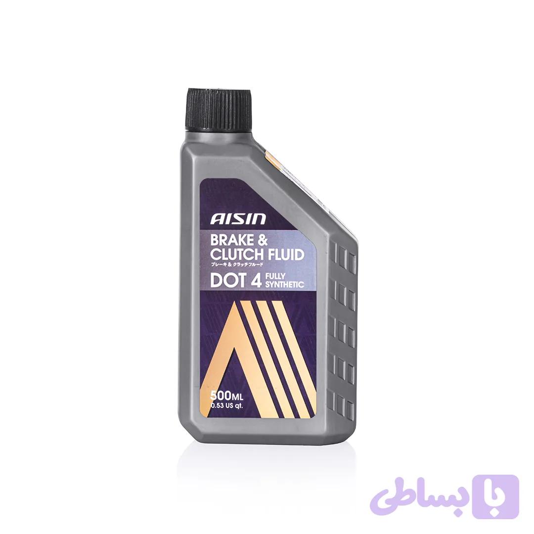 مایع ترمز و کلاچ آیسین AISIN DOT 4 Fully Synthetic حجم 500 میلی‌لیتر — تصویر 1
