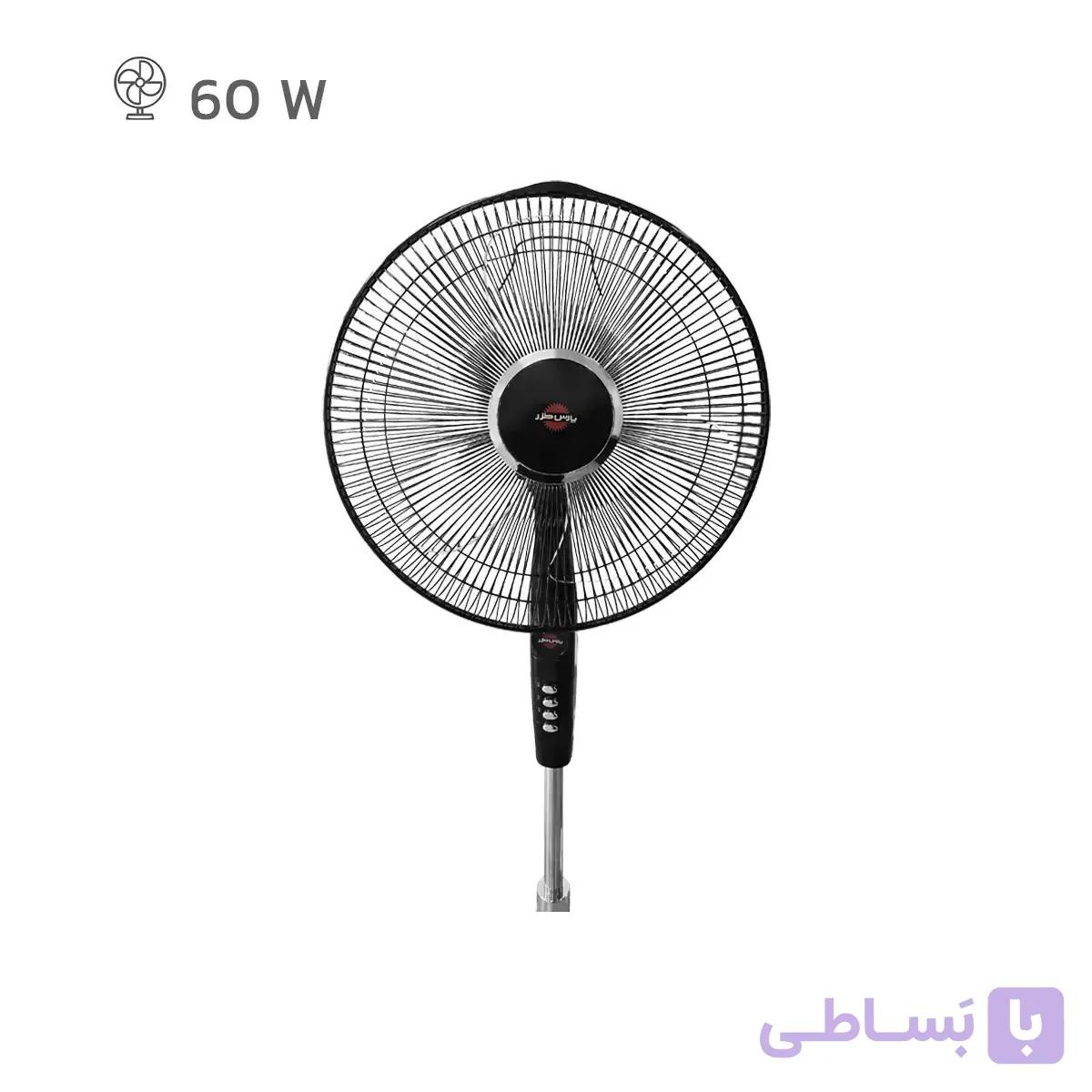 پنکه ایستاده ۶۰ وات پارس خزر مدل ثايب — تصویر 1