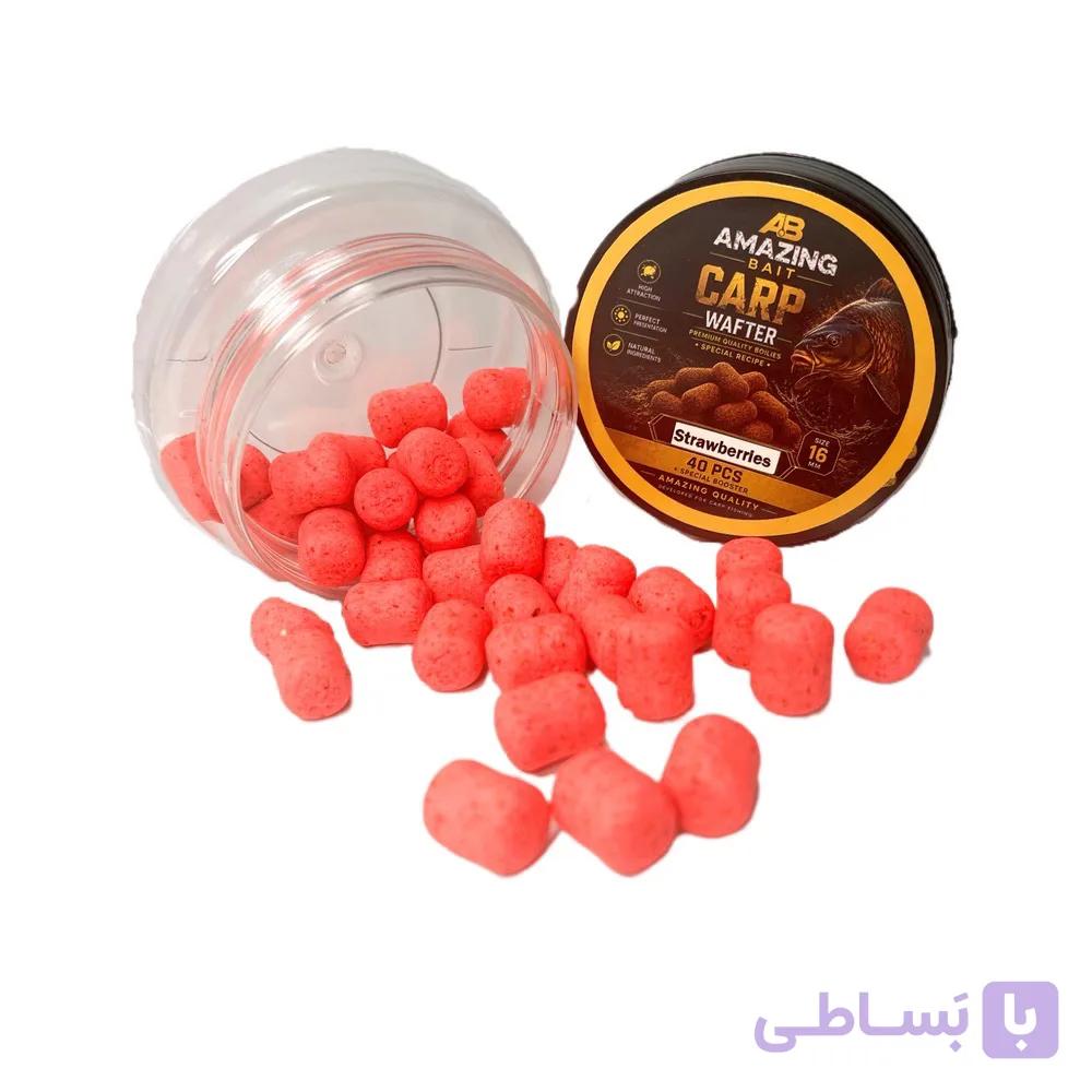طعمه ماهیگیری مدل بویله وفتر توت فرنگی — تصویر 1