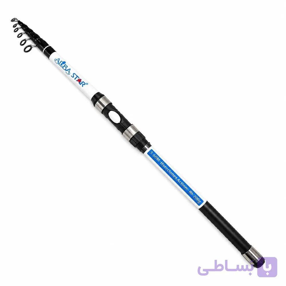 چوب ماهیگیری آلبااستار مدل تلسکوپی 360 — تصویر 1