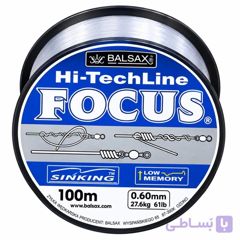 نخ ماهیگیری بالزاکس مدل Focus Hi-Tech Line طول 100 متر قطر 0.50 میلی‌متر — تصویر 1