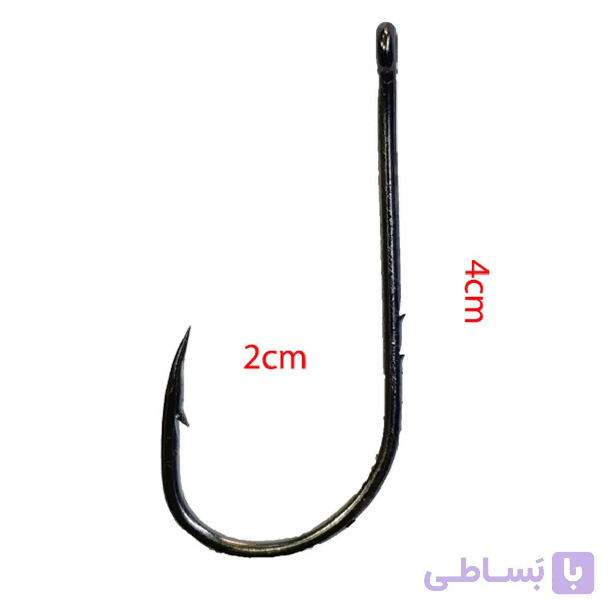 قلاب ماهیگیری پایه بلند مدل Mustad سایز 0.4 — تصویر 1