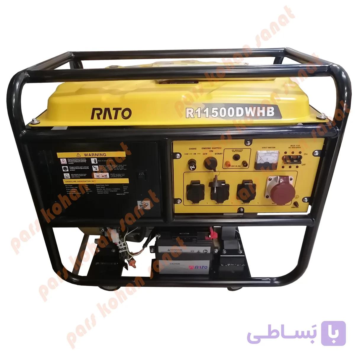 موتور برق راتو مدل R11500 DWHD