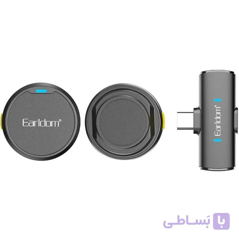 میکروفن یقه‌ای ارلدام مدل MC15C بی‌سیم با درگاه USB-C — تصویر 1