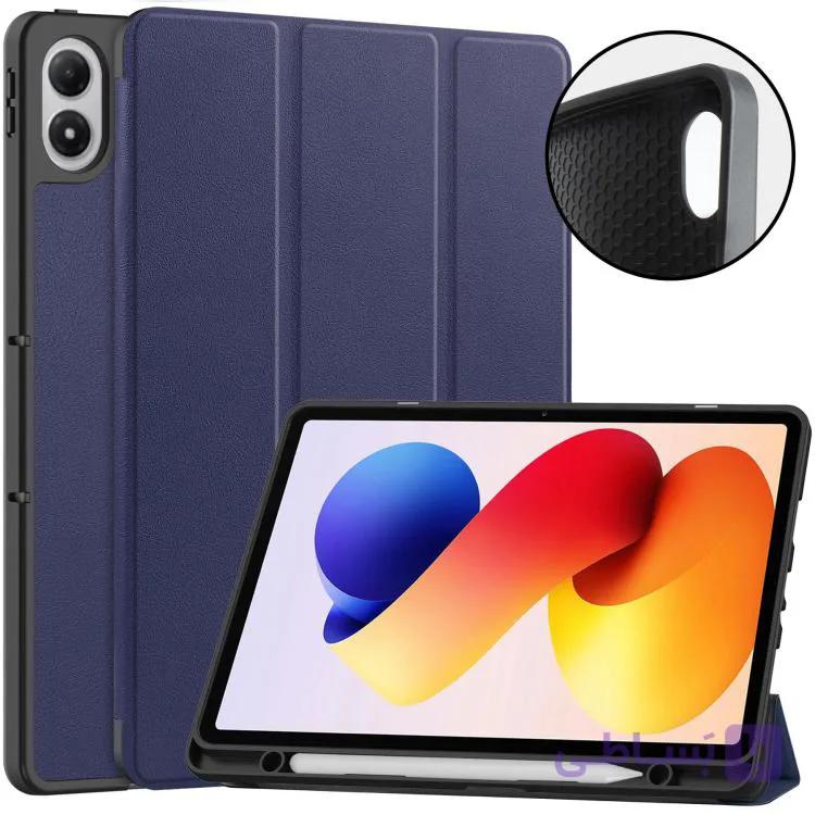 کیف اسمارت سیلیکونی جا قلم دار مناسب برای تبلت شیائومی Xiaomi Poco Pad M1 12.1