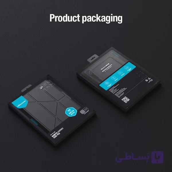 کیف کلاسوری هوشمند نیلکین سامسونگ Galaxy Tab S9 FE Plus Nillkin Bumper Leather Case