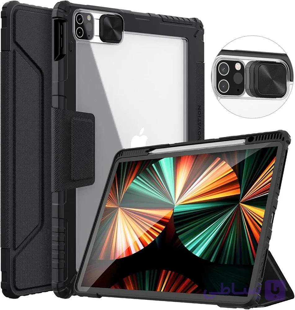 کیف کلاسوری هوشمند نیلکین آیپد Apple iPad Pro 11 2024 Nillkin Bumper Leather Case Pro