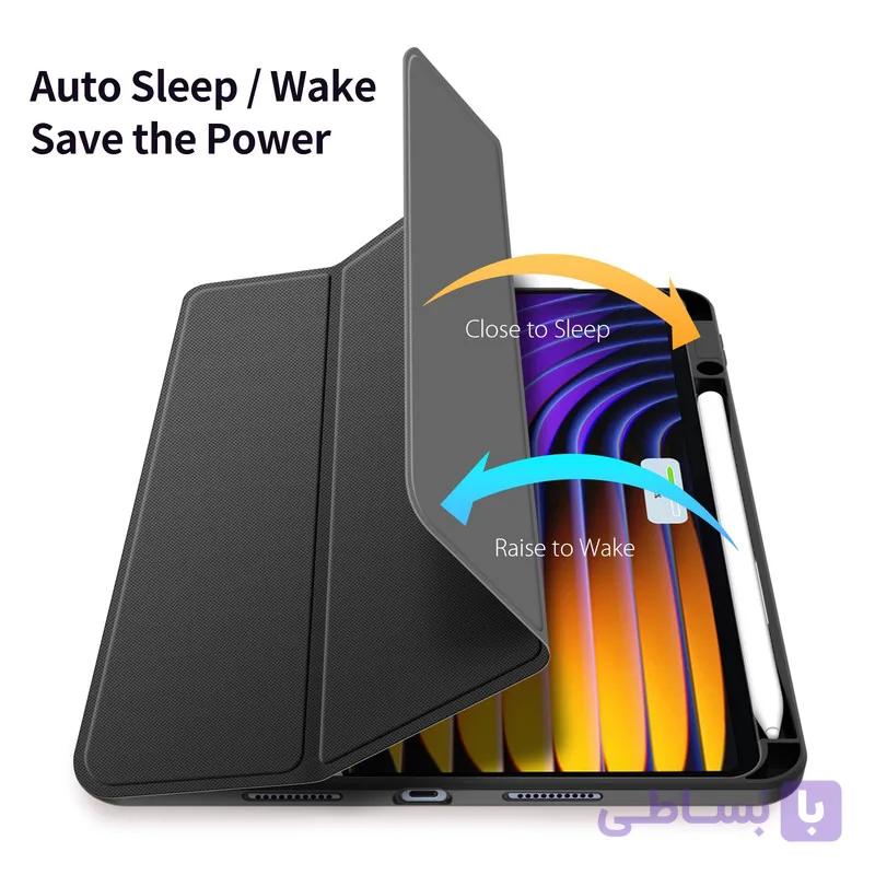 کیف اسمارت سیلیکونی جا قلم دار مناسب برای تبلت شیائومی Xiaomi pad 2 9.7