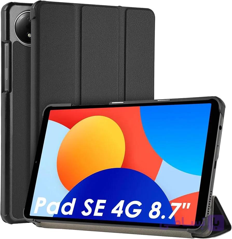 کیف کلاسوری اسمارت سیلیکونی جا قلم دار تبلت شیائومی Redmi Pad SE 8.7