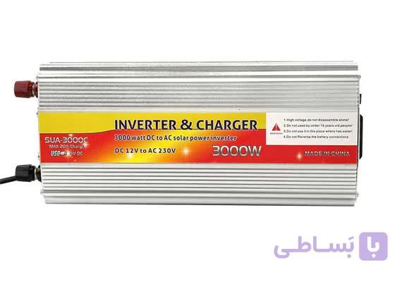 اینورتر شارژر 3000 وات برند رومکس(ROMEX) مدل SUA–3000C با شارژر باتری 20 آمپر