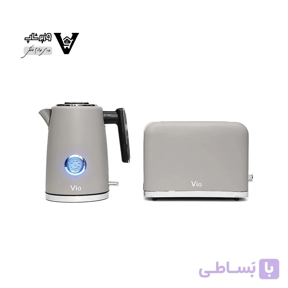 کتری و توستر (ست صبحانه ‌خوری) ویو مدل V-518A.B — تصویر 1