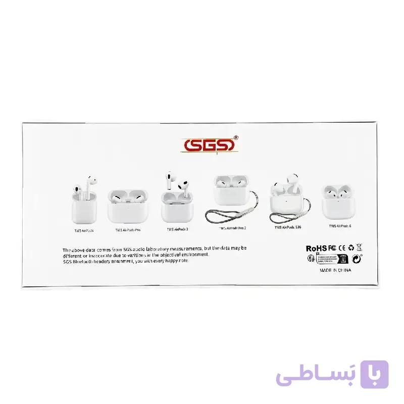 هندزفری بلوتوثی SGS پک 6 عددی — تصویر 1