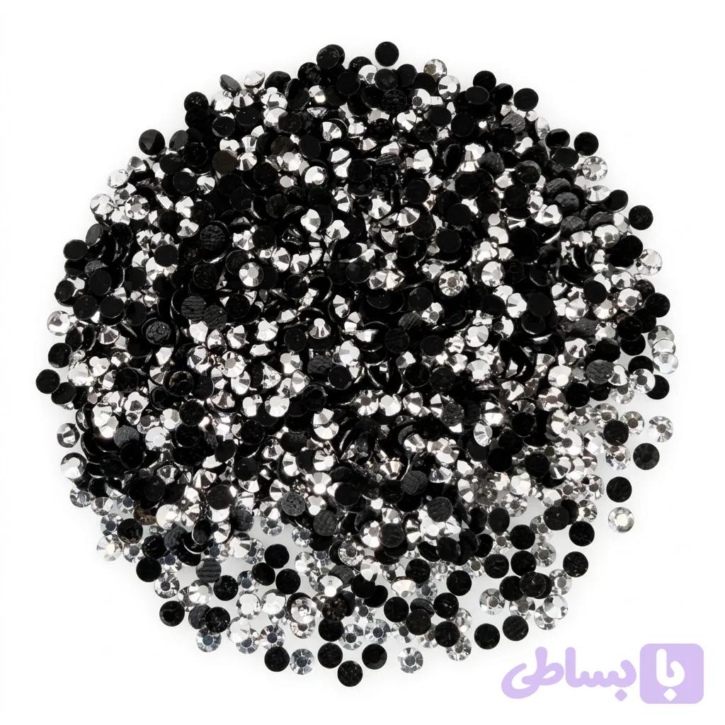 نگین حرارتی رزین نقره ای سایز ۲۰