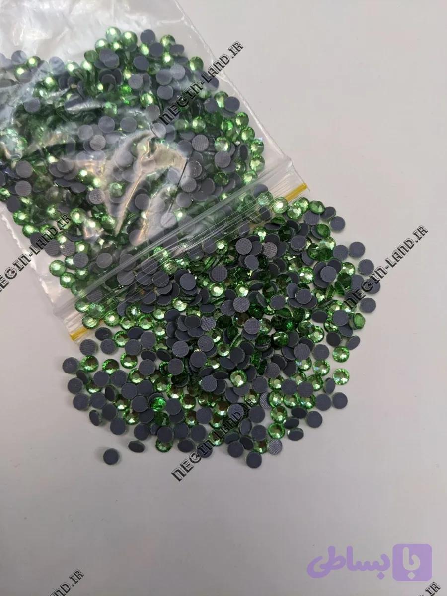نگین حرارتی dmc سبز روشن