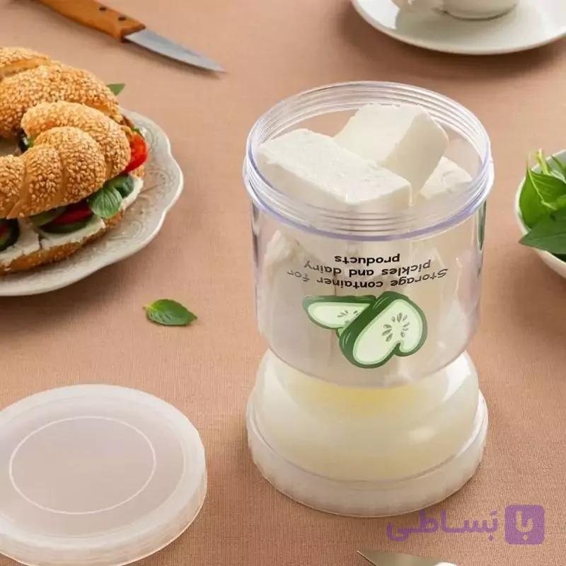 ظرف نگهدارنده ترشیجات و لبنیات