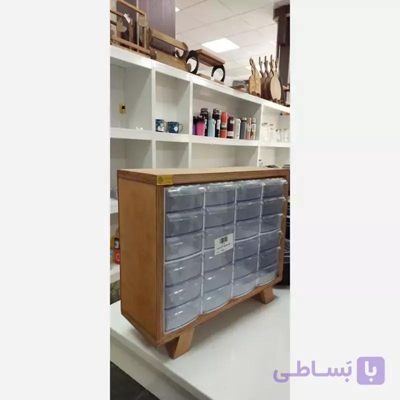 فایل باکس جای ادویه 24 کشو همراه با پیمانه