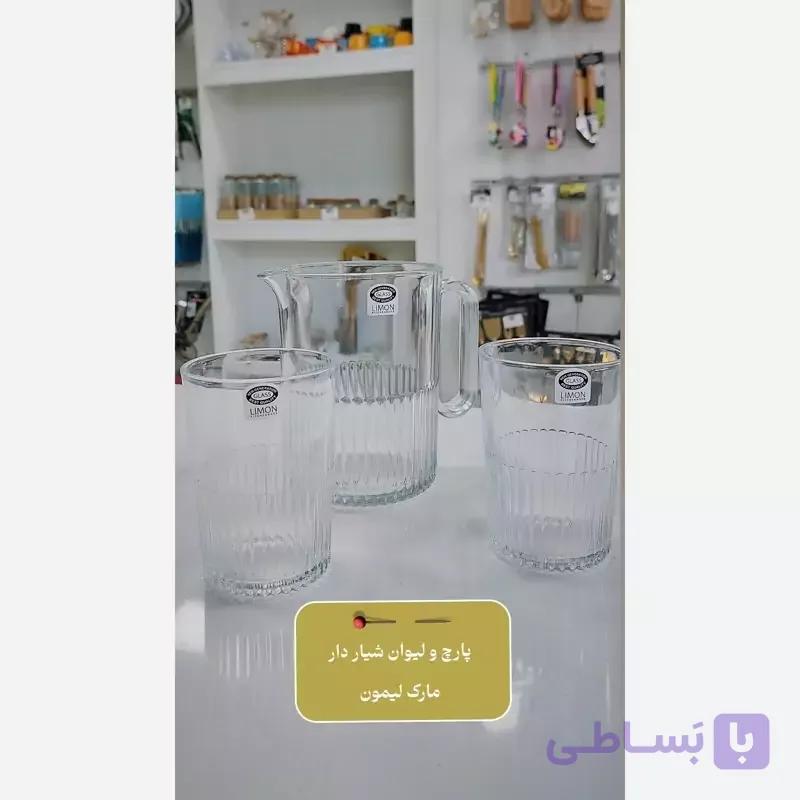 پارچ و لیوان شیاردار