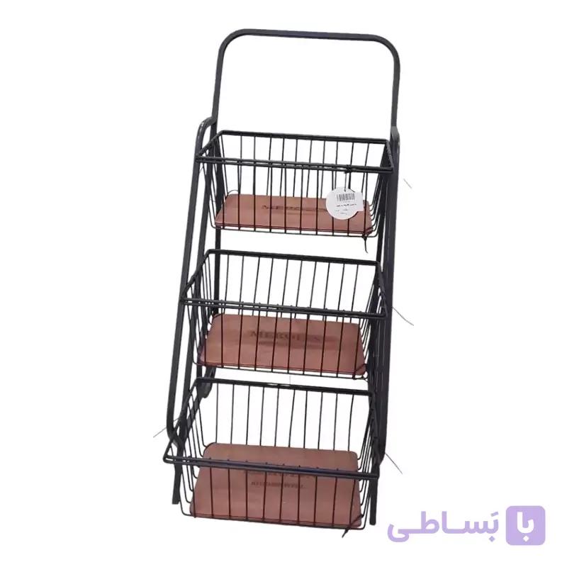 جا سیب زمینی پیاز مدل کالسکه 3 طبقه