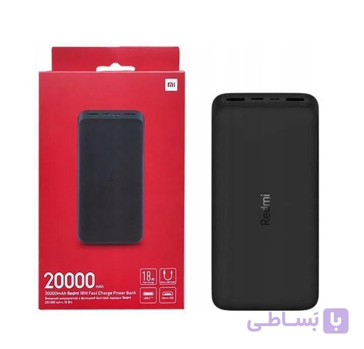 پاوربانک شیائومی مدل PB200LZM اصل +گارانتی شرکتی طلایی+هدیه کابل 2 سر تایپ سی