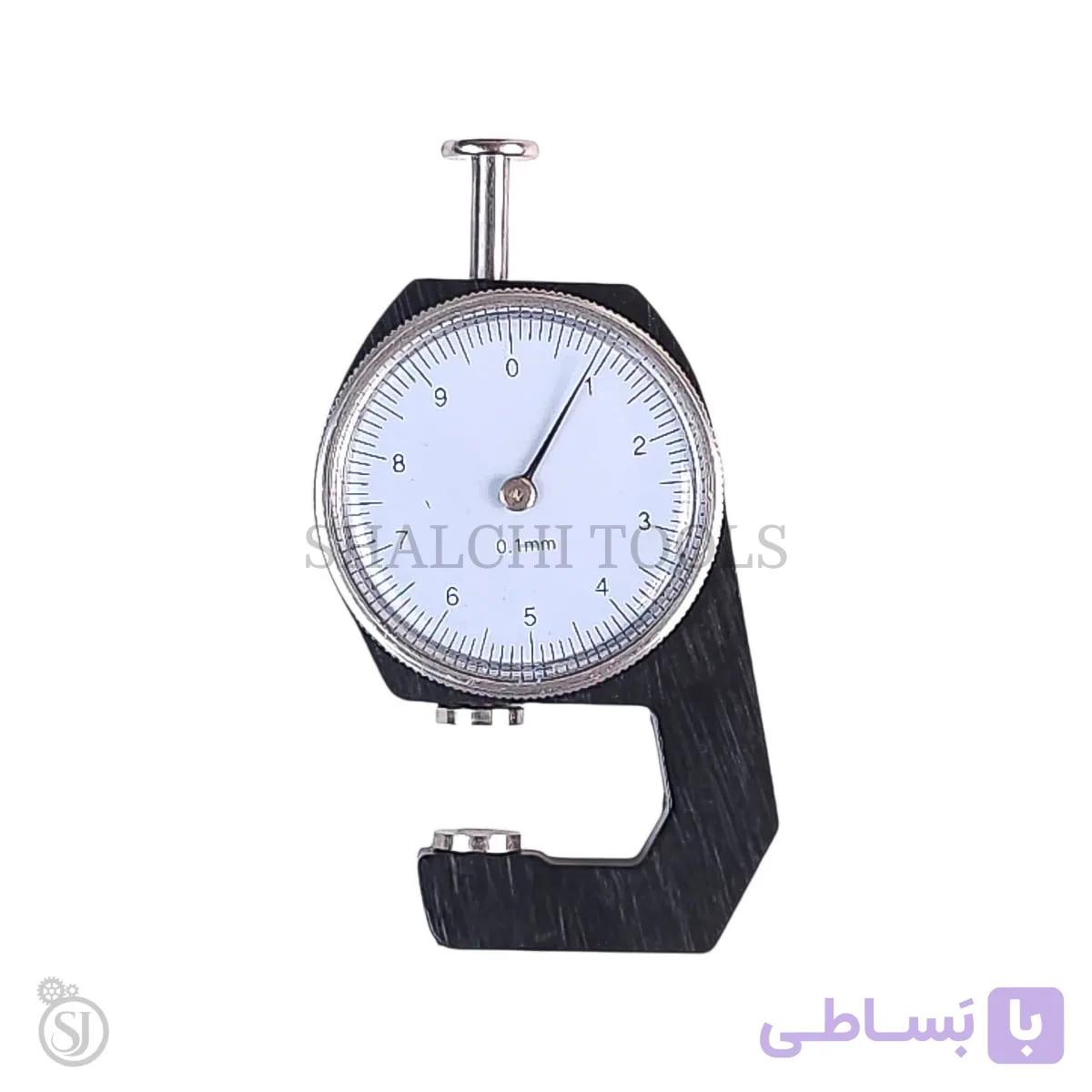 گیج اندازه گیری ضخامت مدل کرنومتری دقت ۰.۱ میلی متر رنگ مشکی
