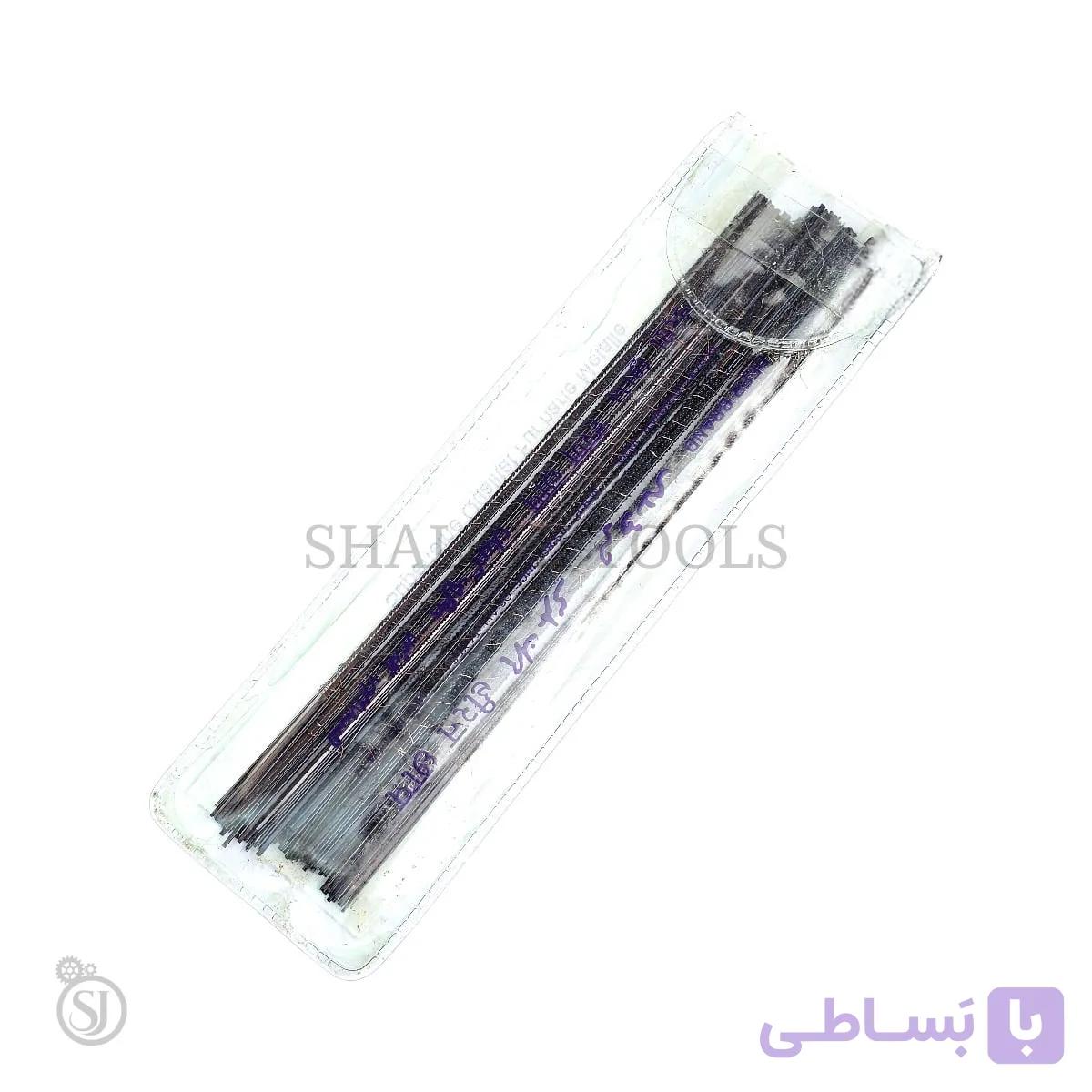 تیغ اره مویی هندی سایز ۵ بسته ۱۴۴ عددی (یک قراص) — تصویر 1