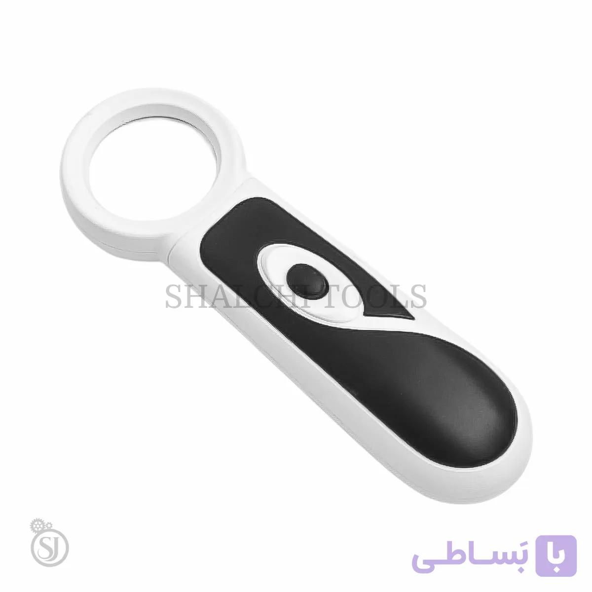 ذره بین دستی چراغ دار ۲ لنز بزرگنمایی ۲.۵ و ۱۰ برابر مدل MG7B-2A — تصویر 1