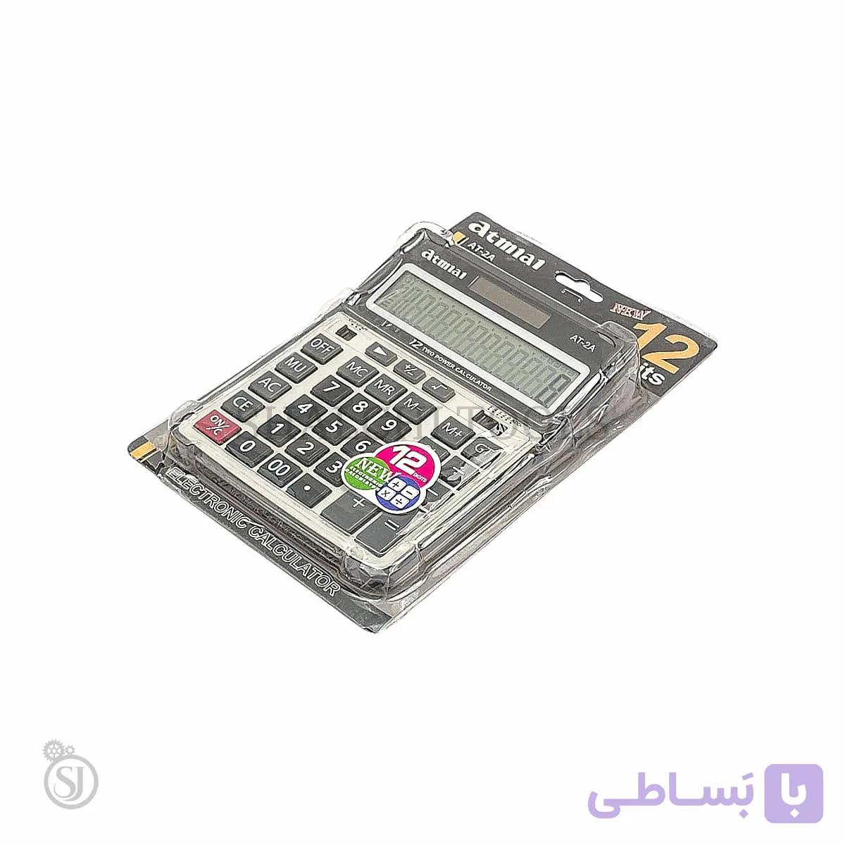 ماشین حساب ۱۲ رقمی رومیزی ATMIAI مدل AT-2A — تصویر 1