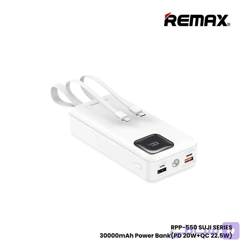 پاوربانک ریمکس 30000 میلی آمپر 22.5 وات مدل REMAX RPP-550 — تصویر 1