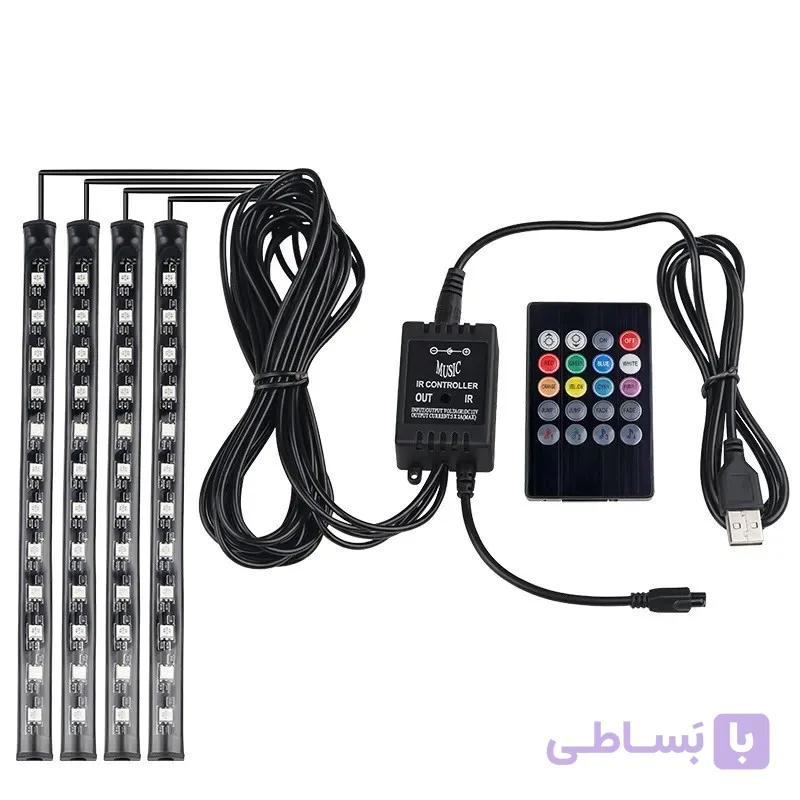 کیت نورپردازی داخل خودرو اتمسفر مدل COLORFUL7 — تصویر 1