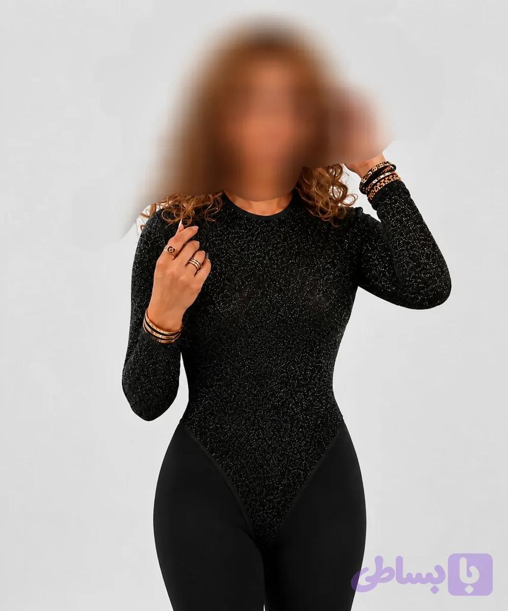 بادی لمه زنانه رنگ مشکی