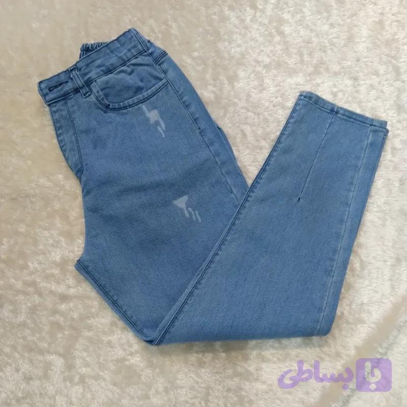 شلوار لی مام استایل زنانه.