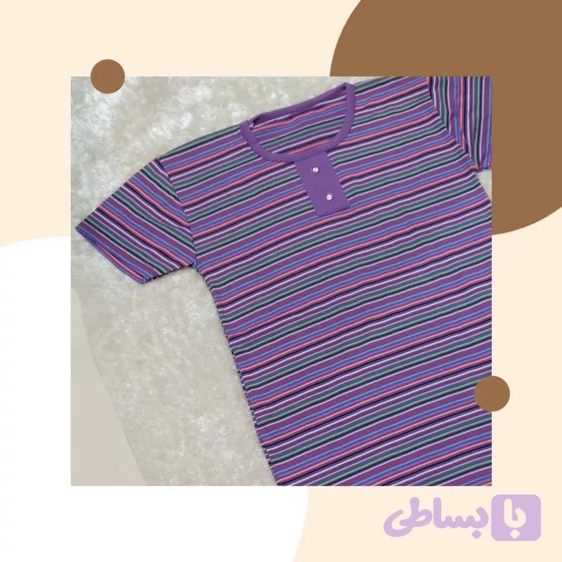 تیشرت زنانه راحتی جنس پنبه