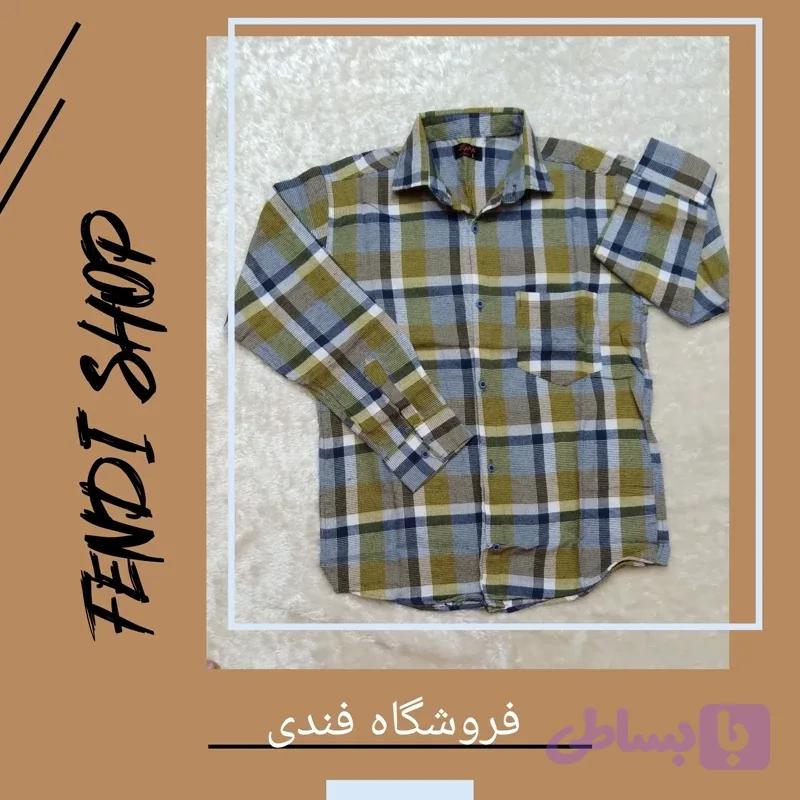 پیراهن پشمی تک جیب