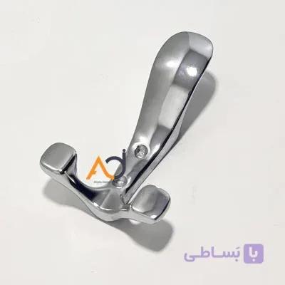 قلاب لباس فلزی نقره ای