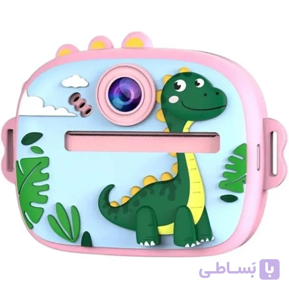 دوربین عکاسی بچه گانه طرح دایناسور با چاپ فوری — تصویر 1