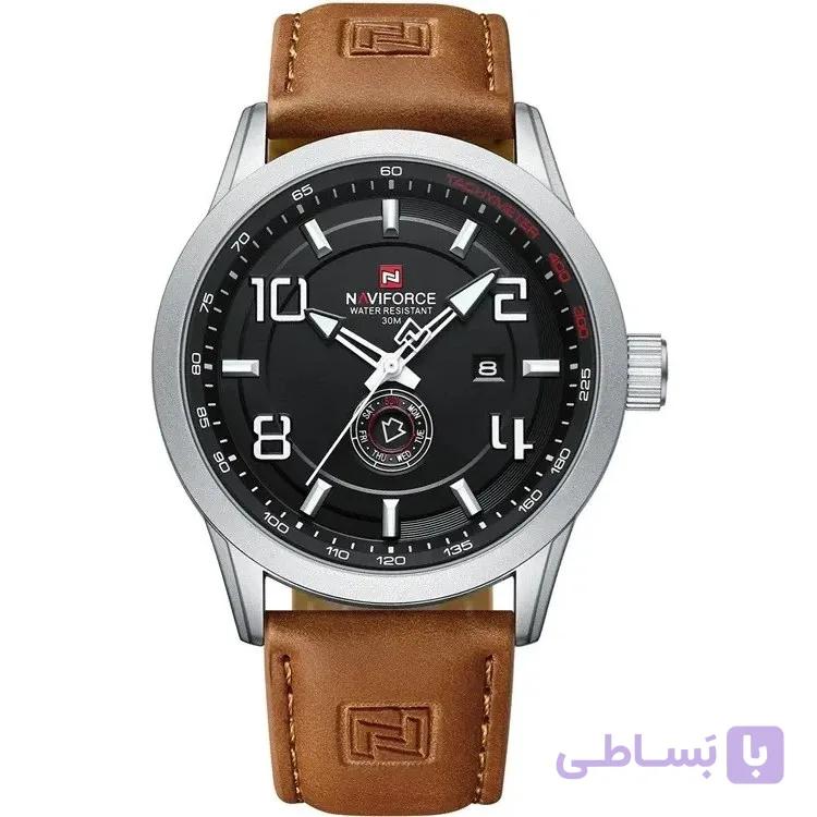 ساعت مچی مردانه نیوی فورس مدل NF9229 بند چرم — تصویر 1