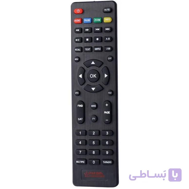 کنترل رسیور استارست 9990 اچدی با دکمه F1 بهترین کیفیت