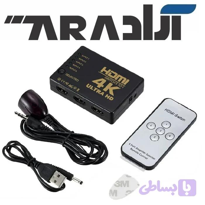 سوییچ 5 به 1 پورت HDMI — تصویر 1