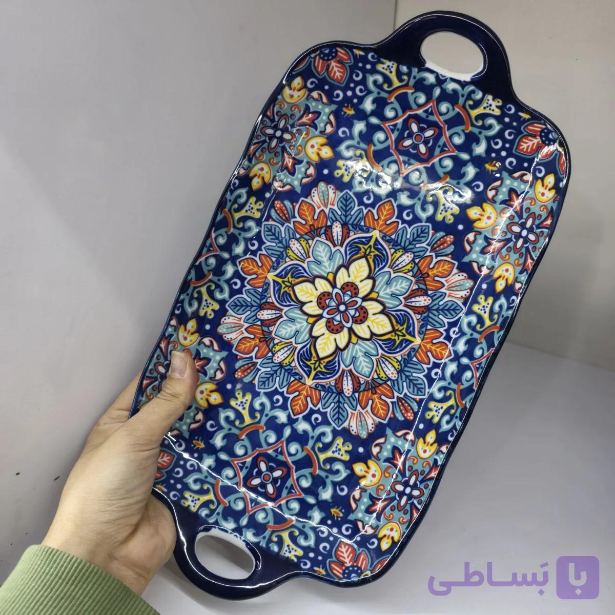 ظرف پذیرایی مراکشی مستطیلی کد5149 — تصویر 1