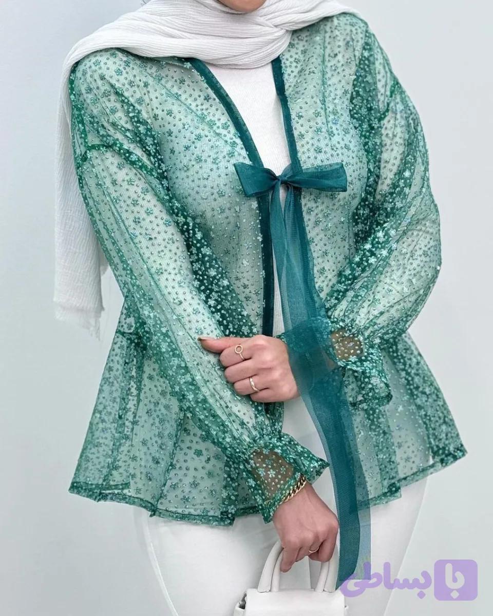 مانتو زنانه عروسکی تور
